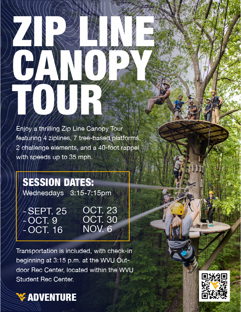 zip line canopy tour page layout